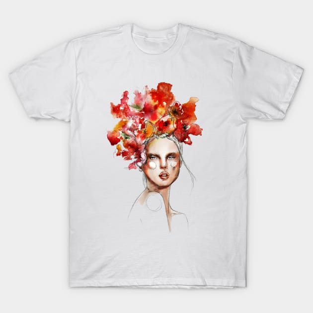 Flowers T-Shirt by anadeestyle